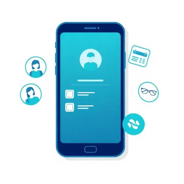 Mobile app remembering patient information
