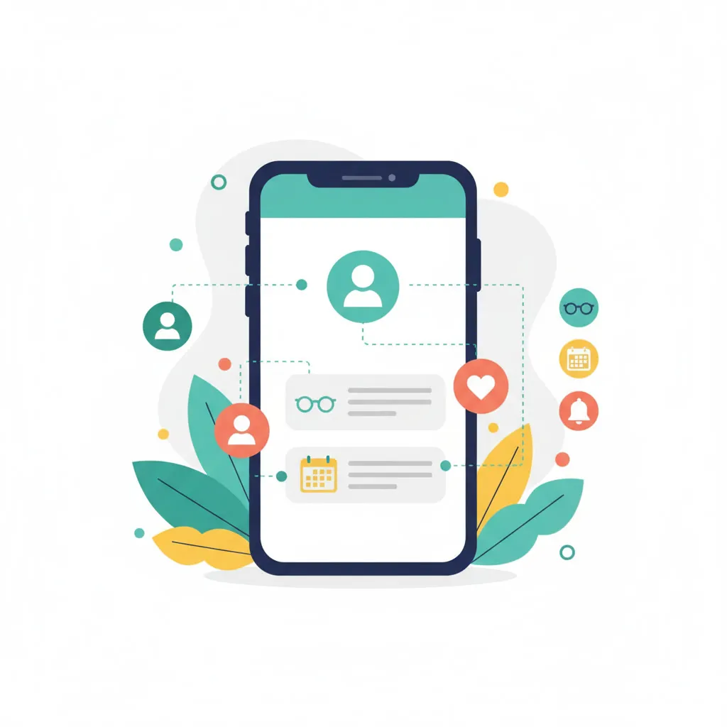 Mobile app remembering patient information